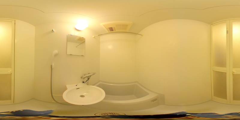 パノラマ画像バスルーム