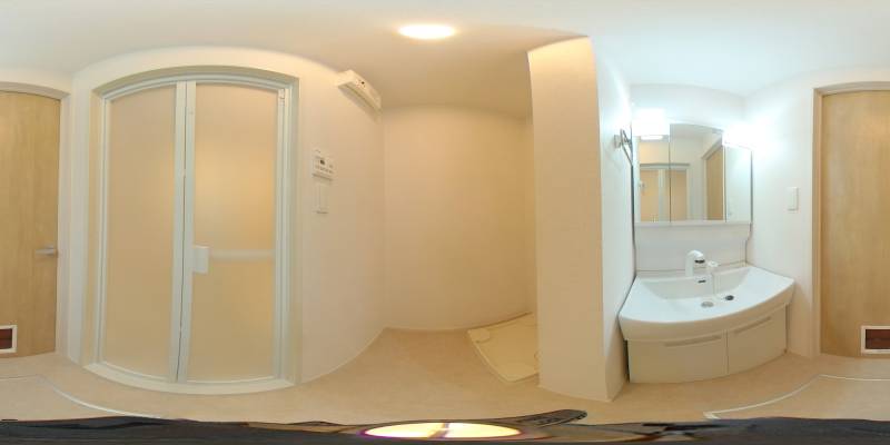 パノラマ画像洗面所