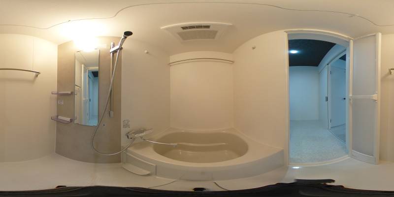 パノラマ画像バスルーム