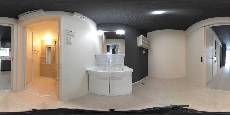 パノラマ画像洗面所