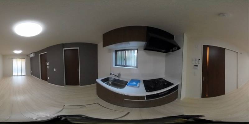 パノラマ画像キッチン