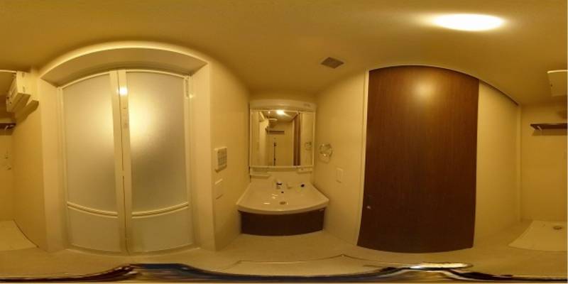 パノラマ画像洗面所