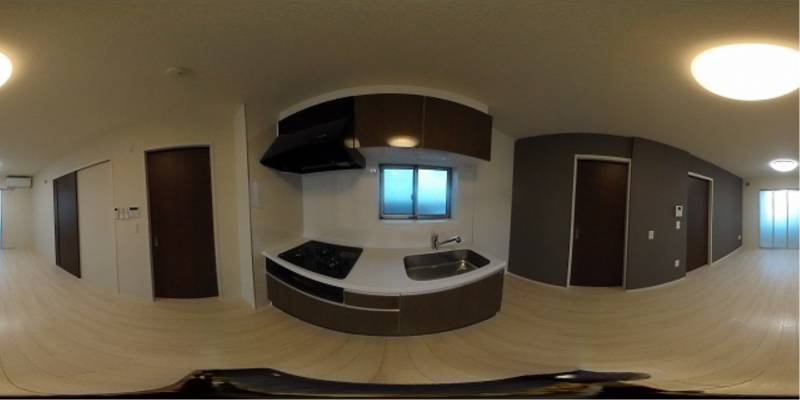 パノラマ画像キッチン