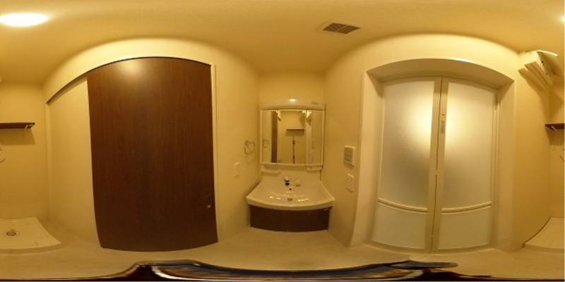 パノラマ画像洗面所