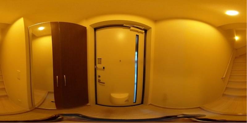 パノラマ画像玄関