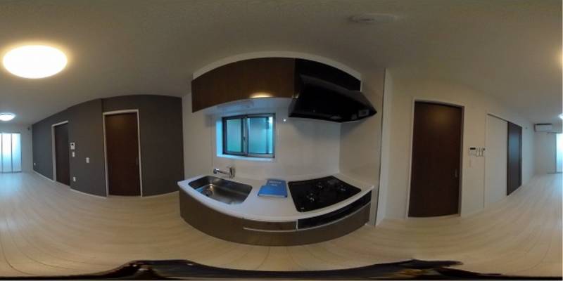 パノラマ画像キッチン