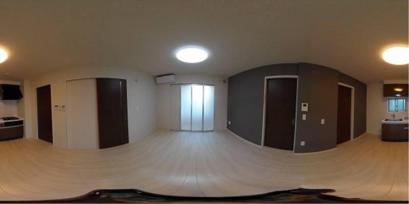 パノラマ画像リビング