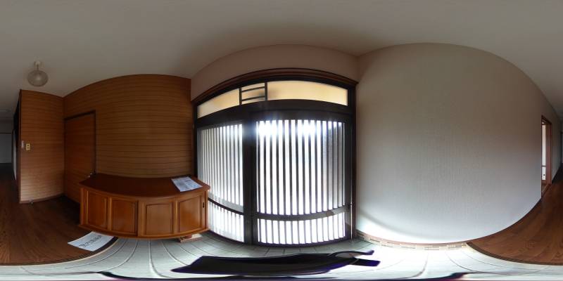 パノラマ画像玄関