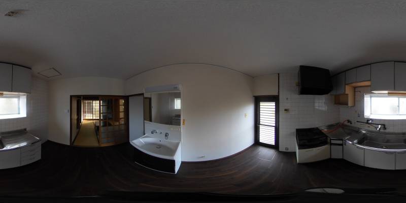パノラマ画像キッチン