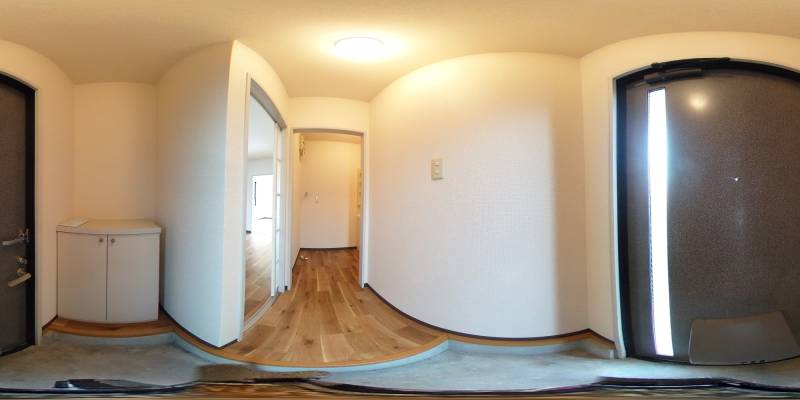 パノラマ画像玄関