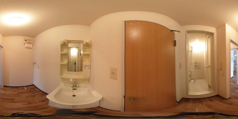 パノラマ画像洗面所