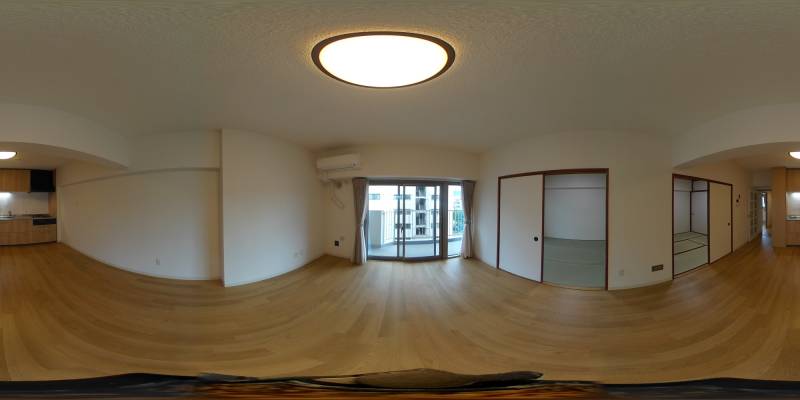 パノラマ画像リビング