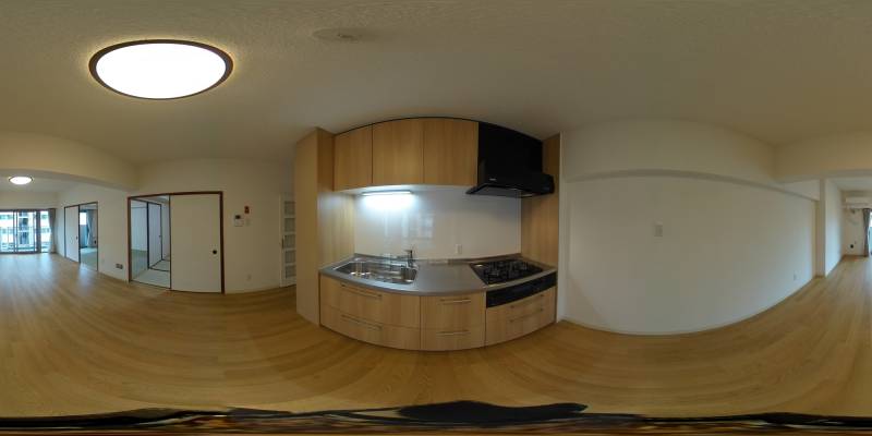 パノラマ画像キッチン