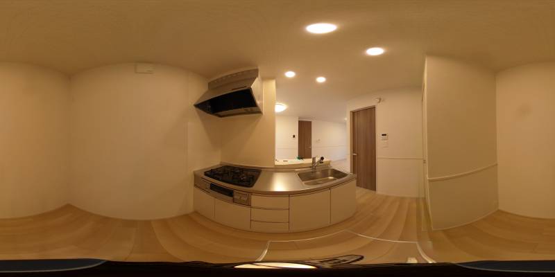 パノラマ画像キッチン