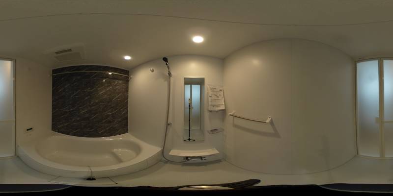パノラマ画像バスルーム