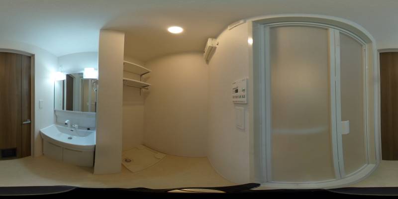 パノラマ画像洗面所