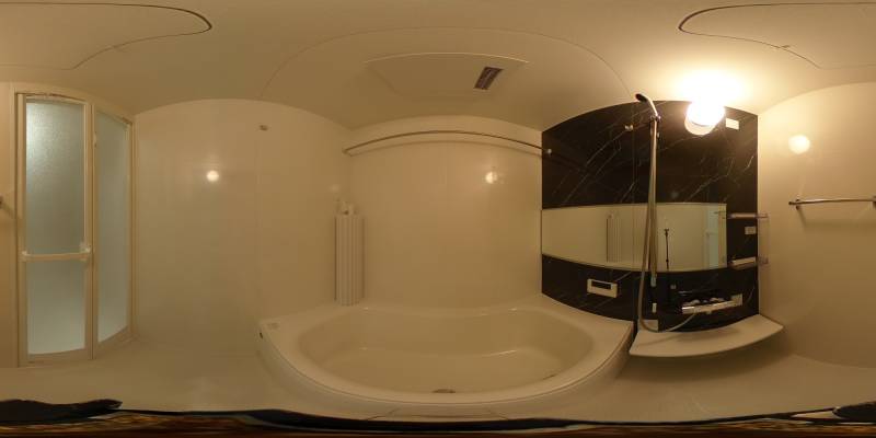 パノラマ画像バスルーム