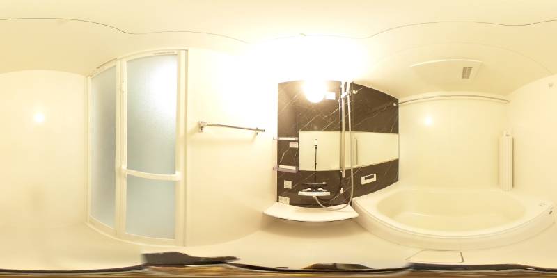 パノラマ画像バスルーム