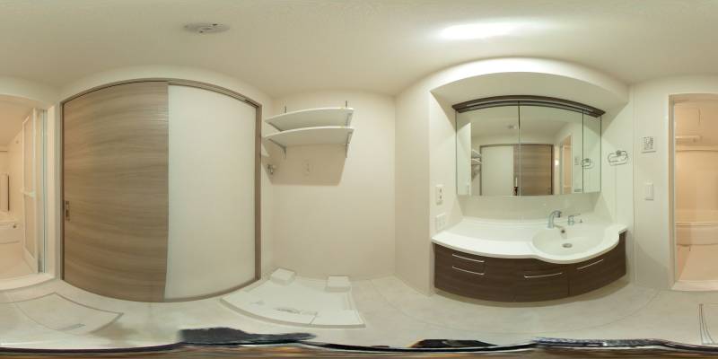 パノラマ画像洗面所