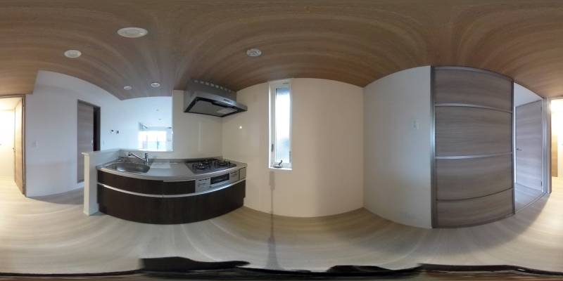 パノラマ画像キッチン