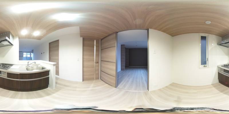 パノラマ画像キッチン