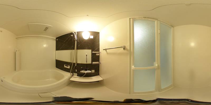 パノラマ画像バスルーム