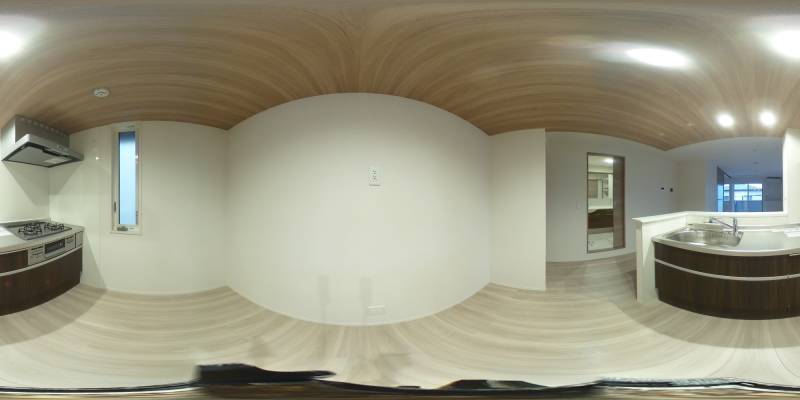 パノラマ画像キッチン