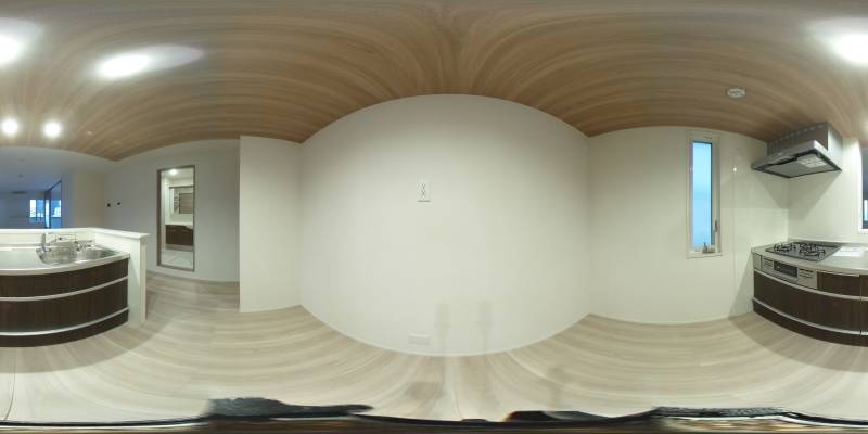 パノラマ画像キッチン