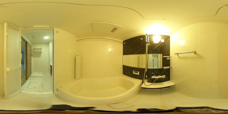 パノラマ画像バスルーム