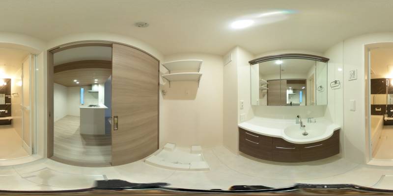 パノラマ画像洗面所