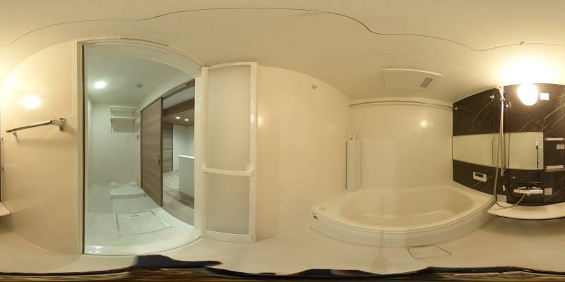 パノラマ画像バスルーム