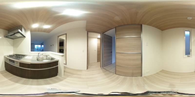 パノラマ画像キッチン