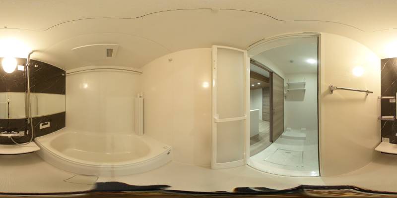 パノラマ画像バスルーム