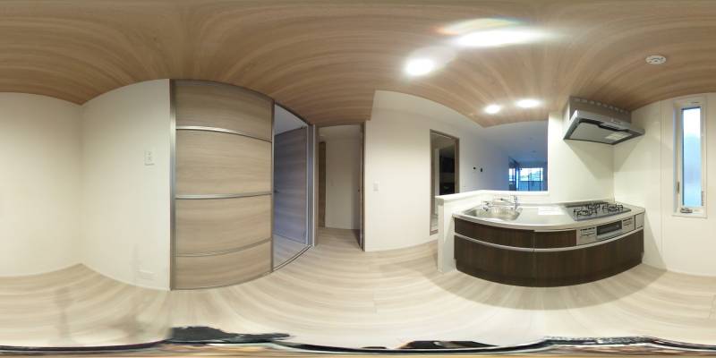 パノラマ画像キッチン