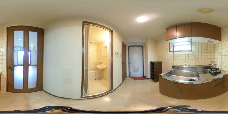 パノラマ画像キッチン