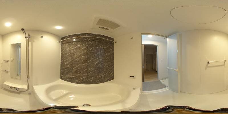 パノラマ画像バスルーム