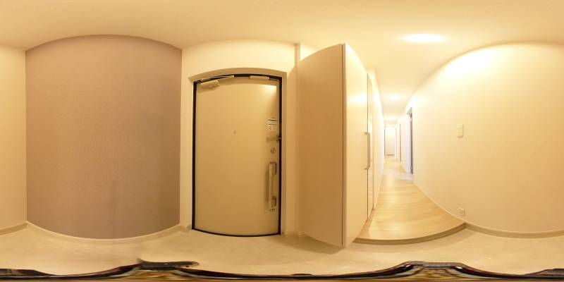 パノラマ画像玄関