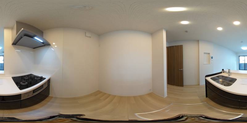 パノラマ画像キッチン