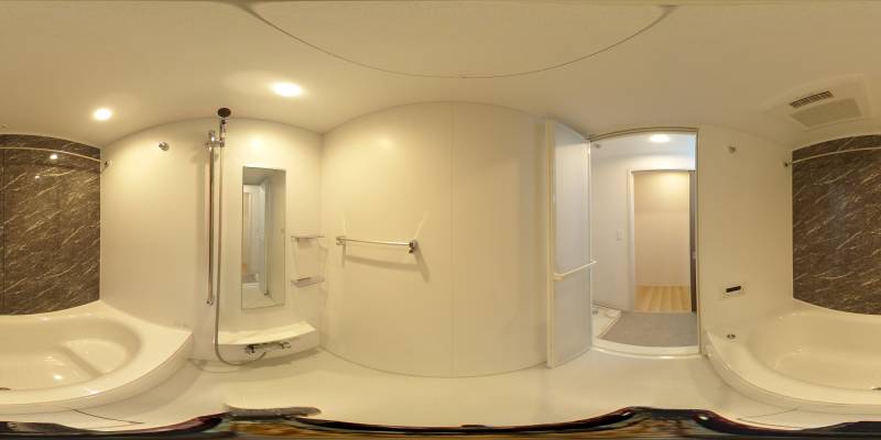 パノラマ画像バスルーム