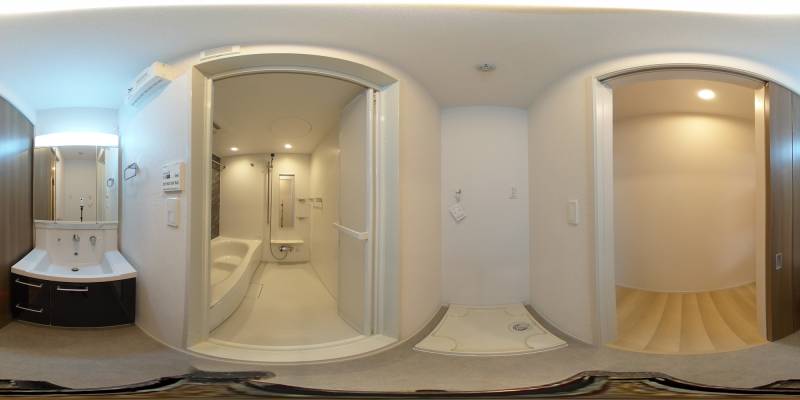 パノラマ画像洗面所