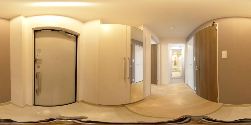 パノラマ画像玄関