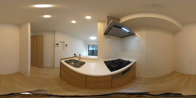 パノラマ画像キッチン