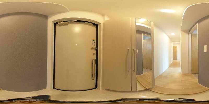 パノラマ画像玄関