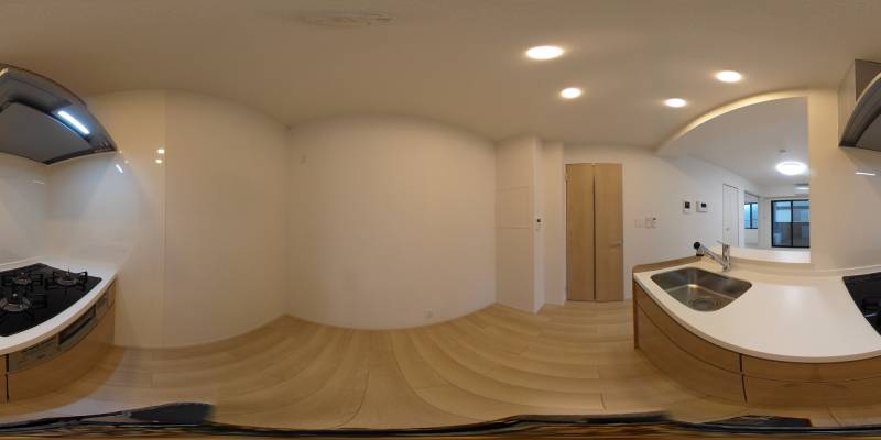 パノラマ画像キッチン