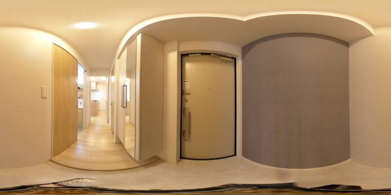 パノラマ画像玄関