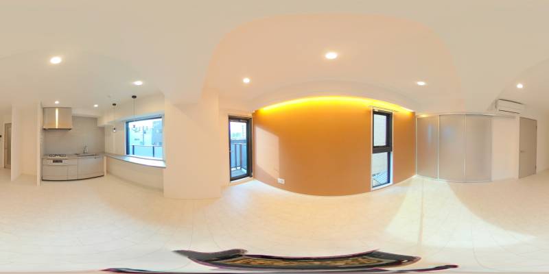 パノラマ画像リビング