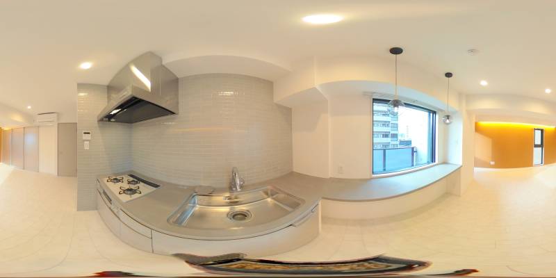 パノラマ画像キッチン