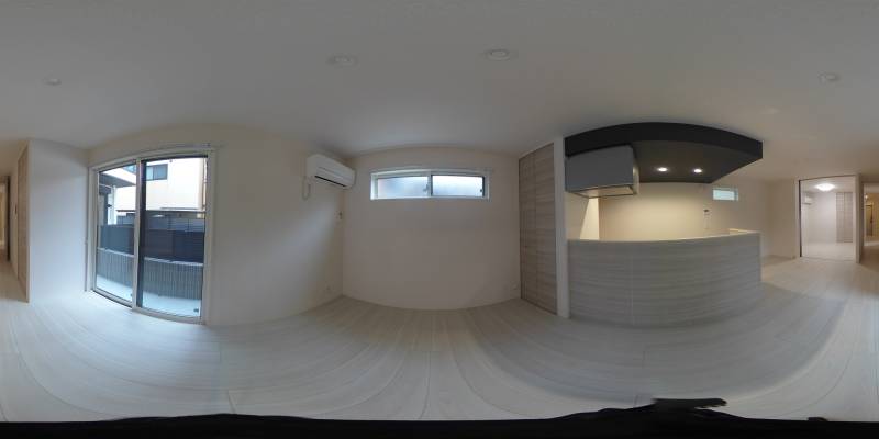 パノラマ画像リビング