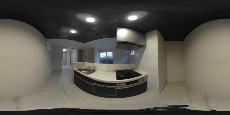 パノラマ画像キッチン