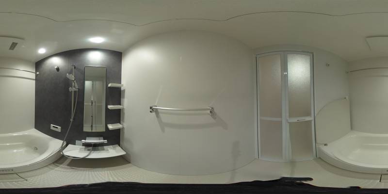 パノラマ画像バスルーム